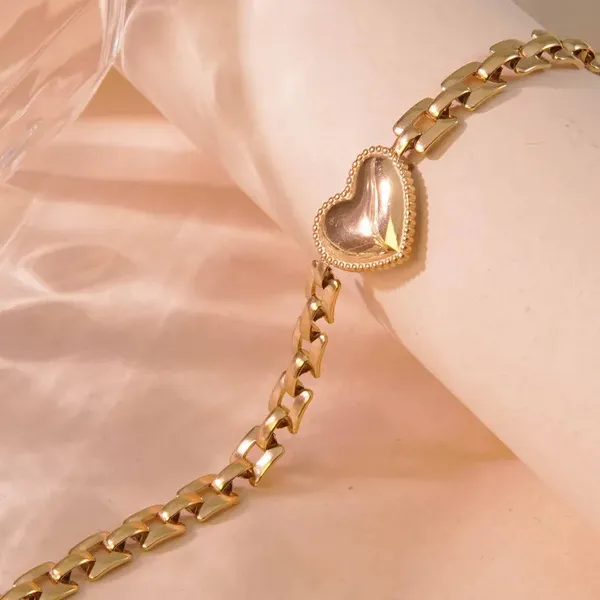 Gold_Heart_Belt_Bracelets_For_Women